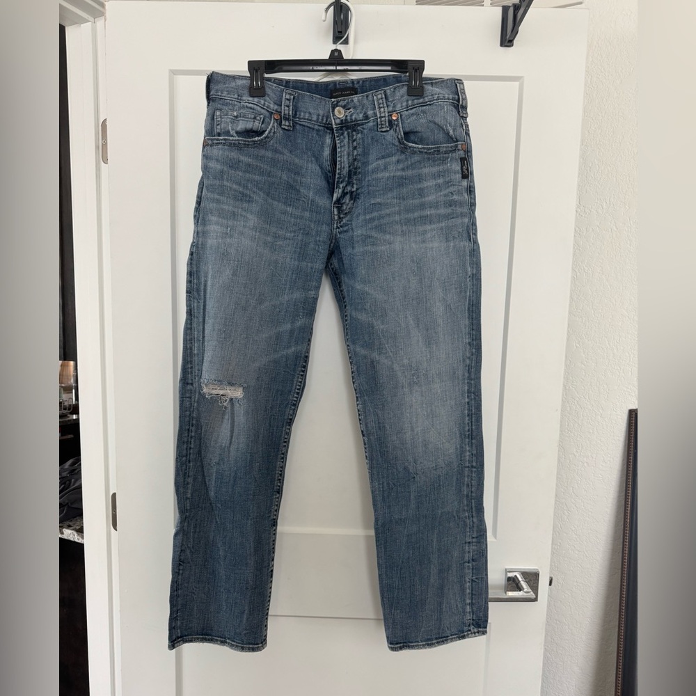 Silver Jeans Relaxed Fit Blue Denim